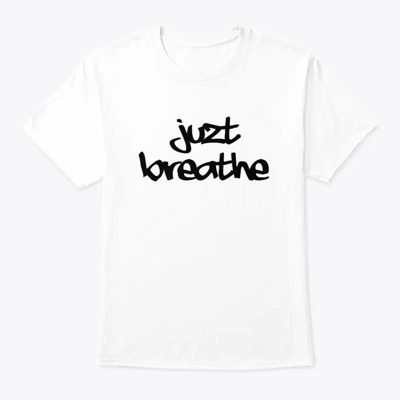 Juzt Breathe Black Classic tee