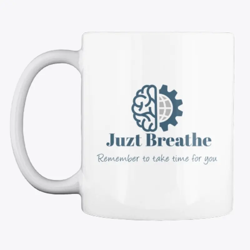 Juzt Breathe Logo Mug