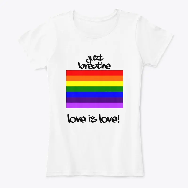 Juzt Breathe - Pride tee