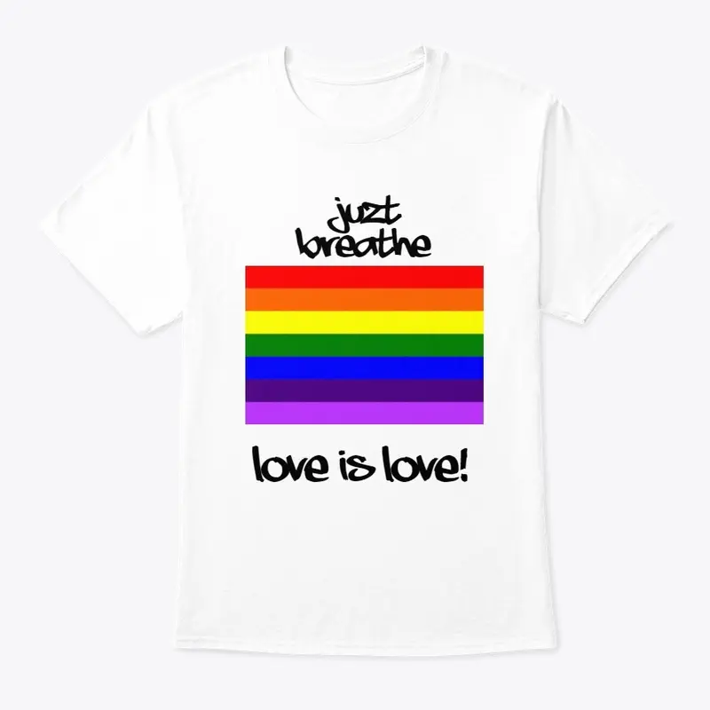 Juzt Breathe - Pride tee